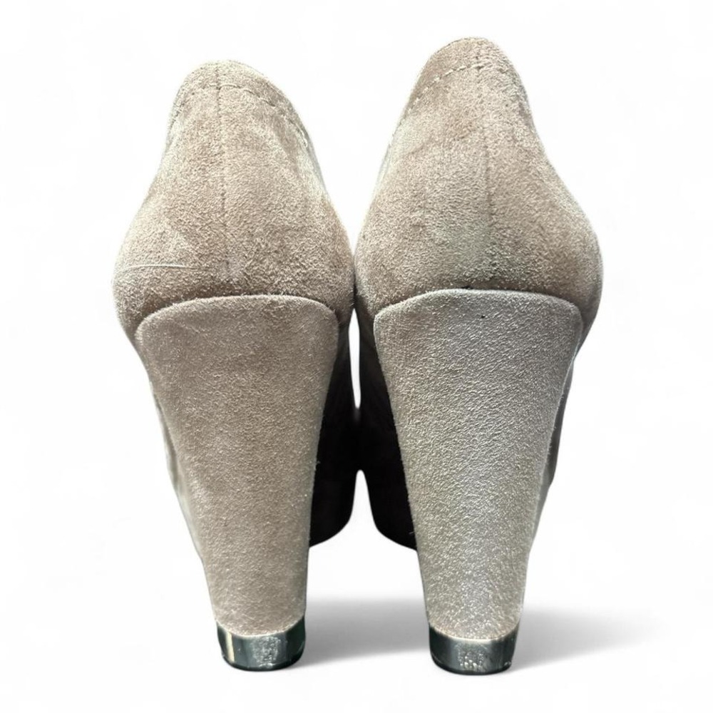 Vince Camuto VS-Klance Tan Suede Zippered Booties, Women's size 8.5 - Picture 6 of 7
